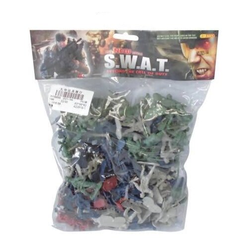 солдатики без бренда набор солдатиков армия Junfa toys S.W.A.T. 2021-144, 144 шт., мультиколор