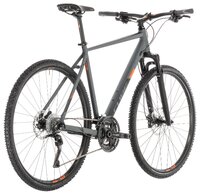 Горный гибрид Cube Cross Exc (2019) grey/orange 18" (требует финальной сборки)