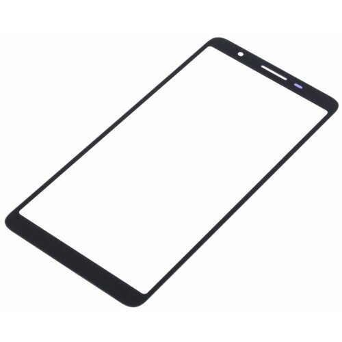 Стекло модуля для Samsung A013F Galaxy A01 Core, черный, AAA