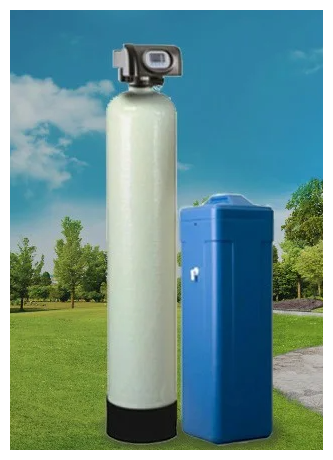 Система очистки воды из скважины Water-Pro AV 1252 RunXin F117Q3 под загрузку 1800 л/ч, фильтр колонного типа, умягчитель воды для дома, 14.5 кг - фотография № 11