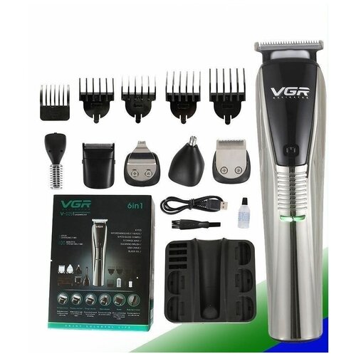 Машинка для стрижки VGR V-029 Многофункциональный триммер 6 в 1 279000₽
