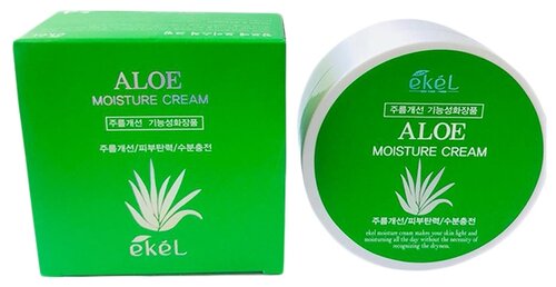 Ekel Moisture Cream Aloe Увлажняющий крем для лица с экстрактом алоэ, 100 мл