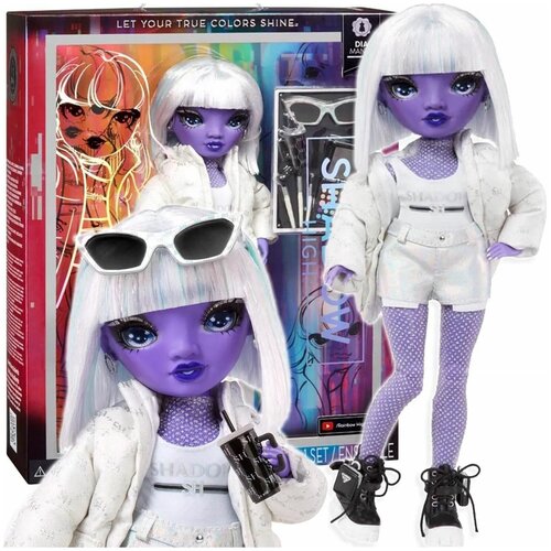 Кукла Рейнбоу Хай из серии Shadow High - Диа Манте (Dia Mante Purple Fashion Doll)