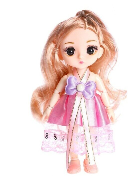 Кукла модная шарнирная "Эмма" в платье