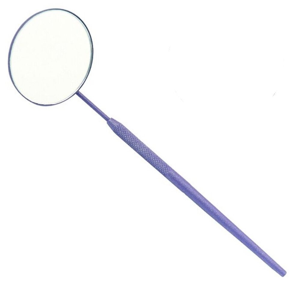 Зеркало лэшмейкера большое круглое (синяя)