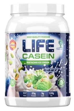 Протеин Tree of Life Life Casein, 907 гр., фисташковое мороженое