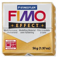 Полимерная глина FIMO Effect запекаемая золотой металлик (8020-11), 57 г
