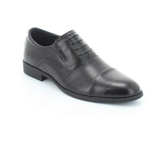 Туфли Baden мужские демисезонные, размер 40, цвет черный, артикул ZA012-010