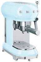 Кофеварка рожковая smeg ECF01 пастельно-голубой