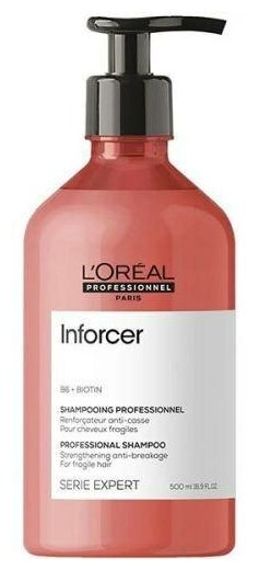 Шампунь LOREAL PROFESSIONNEL Inforcer для предотвращения ломкости волос, 500 мл