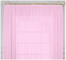 Тюль Amore Mio RR 2053, 400*270 см, розовый