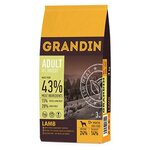 Grandin Adult All Breeds сухой корм для взрослых собак всех пород, с ягненком, 3 кг - изображение