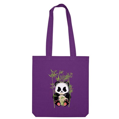 фото Сумка шоппер us basic, фиолетовый