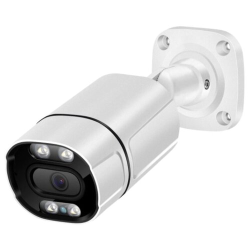 Камера IP уличная сетевая 3 мп белая и ИК подсветка 28 мм KAM032 398200₽