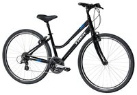 Шоссейный гибрид TREK Verve 2 Womens (2019) black pearl XS (158-165) (требует финальной сборки)