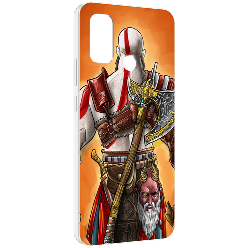 чехол mypads god of war для ulefone note 12 note 12p задняя панель накладка бампер Чехол MyPads God of War для UleFone Note 10P / Note 10 задняя-панель-накладка-бампер