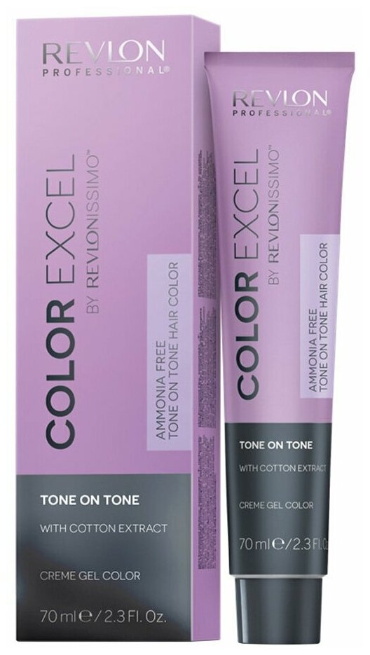 Revlon Professional Revlonissimo Color Excel полуперманентный краситель 66.40 Интен. Темный Блондин насыщ. медный 70мл