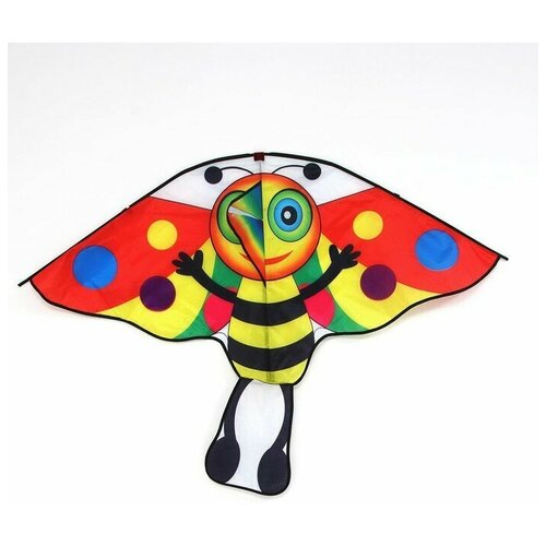 Воздушный змей «Пчёлка», с леской, цвета микс воздушный змей пчёлка с леской цвета микс