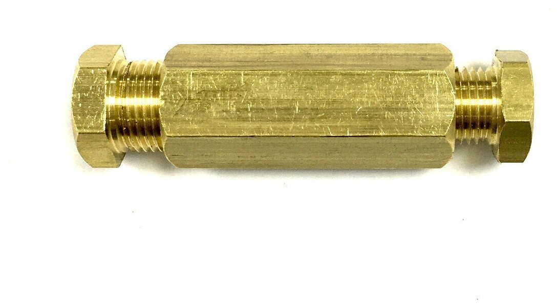 Соединитель трубки / Переходник 6-6 мм для ГБО