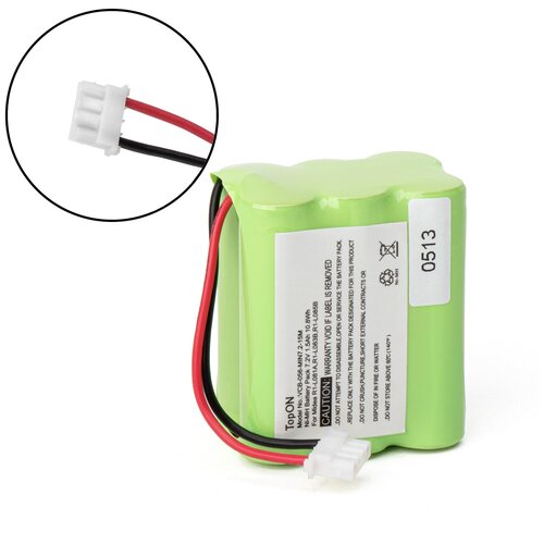 Аккумулятор для робота-пылесоса Mint 4200, 4205, Dirt Devil EVO M678. 7.2V 1500mAh Ni-MH. PN: GPHC152M07, TOP-Mint-15 аккумулятор topon для mint 4200 4205 dirt devil evo m678 7 2v 1500mah ni mh gphc152m07