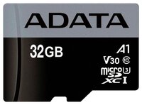 Карта памяти ADATA Premier Pro microSDHC UHS-I U3 V30 A1 Class10 (R100/W80) 32GB