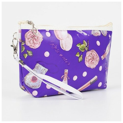 фото Косметичка на молнии, цвет сиреневый wow brand