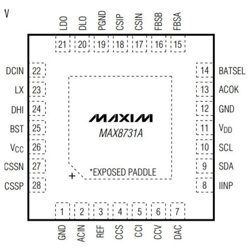 Микросхема MAX8731A