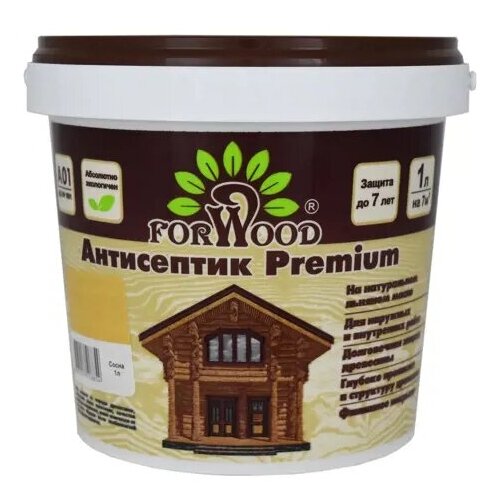 Антисептик FORWOOD PREMIUM 4607017518854 цвет сосна 1 л