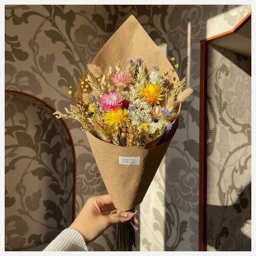 Изображение товара Букет сухоцветов Вечное лето "Цветы и море" на 8 марта, жене, маме, девушке