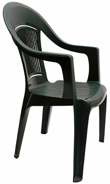 Садовый стул 41х55х91 см, зеленый - фотография № 3