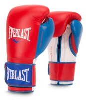 Боксерские перчатки Everlast Powerlock hook & loop navy/green 14 oz