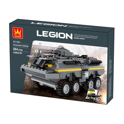 Конструктор Wange Legion 3661 Боевая машина пехоты, 384 дет.
