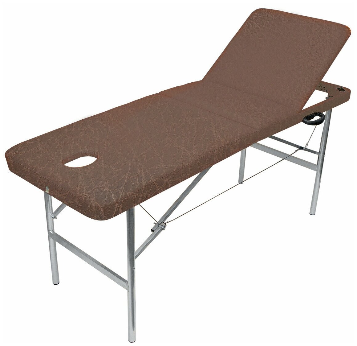 Массажный стол Your Stol трехзонный XL, 190х70, шоколадный - фотография № 1