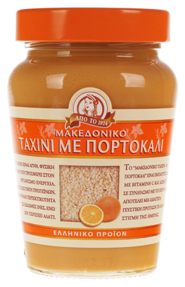 Macedonian Tahini Haitoglou Bros Паста тахини кунжутная с апельсином, 350 г