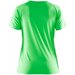 Рубашка теннисная Asics Athlete Short Sleeve Tee (женская), 121694-5008, зеленый цвет, р.L