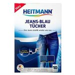 Heitmann Салфетки для джинсовых тканей с окрашивающим эффектом Jeans-Blau Tucher, 10шт - изображение