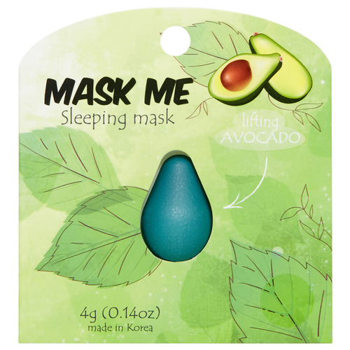 Купить Ночная маска для лица Beauty Me, Korea , с авокадо, 4 мл, Beauty Bar