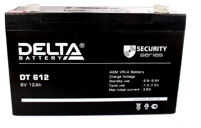 Аккумуляторная батарея DELTA DT 612 6СТ12