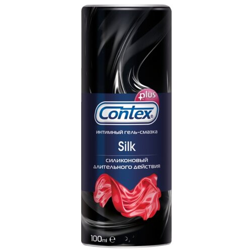 фото Гель-смазка Contex Silk с силиконом длительного действия 100 мл флакон