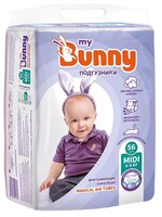 My Bunny подгузники (4-9 кг) 56 шт.