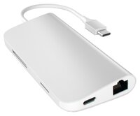 USB-концентратор Satechi Aluminum Multi-Port Adapter 4K with Ethernet разъемов: 6 silver