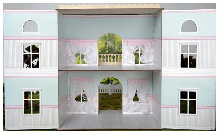 ЯиГрушка набор для интерьера Обои и ламинат для дома с черепичной крышей 59505