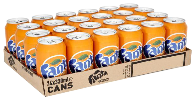 Газированный напиток Fanta, 0.33 л, 24 шт.