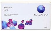 Контактные линзы CooperVision Biofinity Toric, 3 шт., R 8,7, D -1, CYL: -2,25, AХ: 180