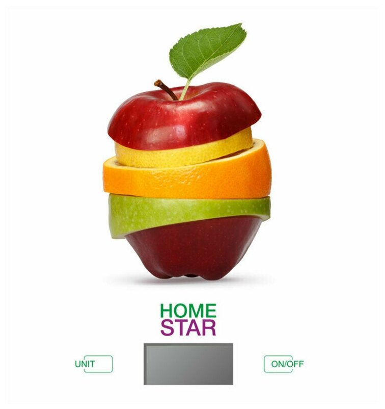 Весы кухонные электронные Homestar HS-3006, до 5 кг, яблоко - фотография № 2