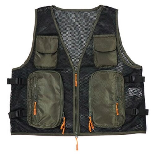 жилет следопыт fishing mesh vest l лето хаки Жилет СЛЕДОПЫТ Standart, 48-52, лето, хаки