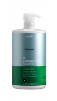 Lakme шампунь Teknia Extreme cleanse для глубокого очищения волос 1000 мл с дозатором