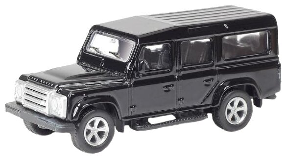 Машинка металлическая Uni-Fortune RMZ City 1:64 Land Rover Defender, Цвет Чёрный 344010-BLK