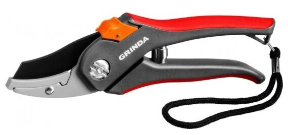 Контактный секатор GRINDA G-28 205 мм, с двухкомпонентными рукоятками (8-423203_z02) - фотография № 4