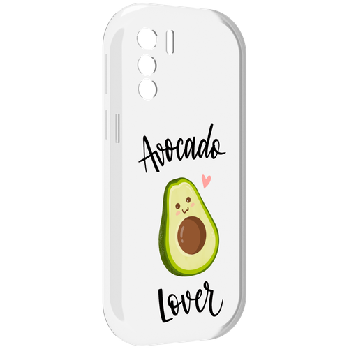 Чехол MyPads Авокадо-любовь для UleFone Note 13P задняя-панель-накладка-бампер